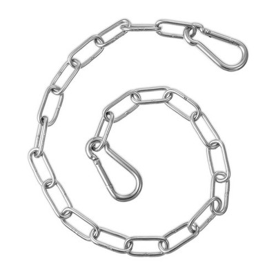 Gate Chain Lock  with Carabiners Barn Chains Link for Outdoor Fences Dog Cage