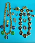 Wearable Many Vintage Costume Jewelry Lot Don Lin Necklace Liz Claiborne Avon