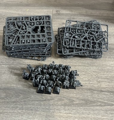 Warhammer Dwarf Warriors Lot 31 Sprues & Built Miniatures Dwarfen Mountain Holds