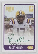 2021 Onyx Vintage Auto Green Ink /50 Racey McMath #FARA Auto 4z8