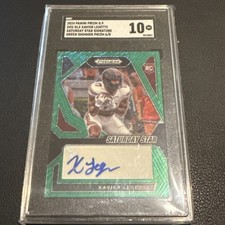 2024 Prizm Draft Picks Xavier Legette Green Shimmer Prizm Auto #SSS-XLE SGC 10 