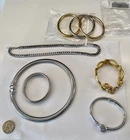 Vintage Lot 8pcs Costume Jewelry,Monet Givenchy Mostly New
