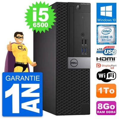 Dell OptiPlex 5050 SFF PC Intel i5-6500 8GB DDR4 1TB HDMI Windows 10 WLAN