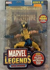 Vintage Marvel Legends Series III Wolverine  Detailed Poseable Action Figure NEW