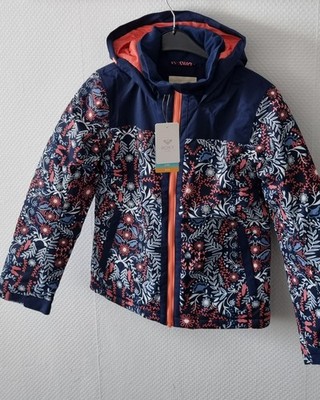 Skijacke Roxy M 10 140 Blau Koralle Flowerprint Wasserdicht