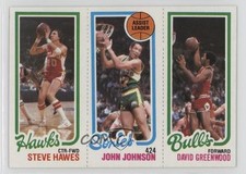 1980-81 Topps Dave Greenwood Steve Hawes John Johnson David #45-226-24 10fs