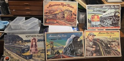 Vintage tin railroad signs  16'' x 12'' Set Of 5