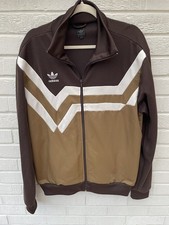 Adidas Track Jacket Large Marrone SST Firebird Originale Beckenbauer Italia 90