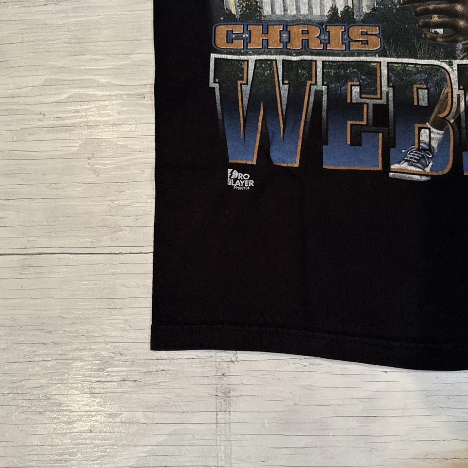 Camisa Caricatura Chris Webber Jugador Profesional NBA De Colección Años 90 Jugador Profesional Washington Wizards Talla L Foto 4 de 4
