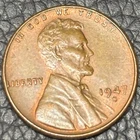 1947-S Lincoln Cent • TONED Almost Uncirculated • San Francisco Mint • Semi-Key