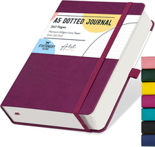 Bullet Dotted Journal A5, Thick Notebook 100Gsm Paper 360 Pages, Hardback Journa