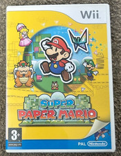 Super Paper Mario - Wii - komplett mit Handbuch & Beilagen - KOSTENLOSER UK-VERSAND - getestet