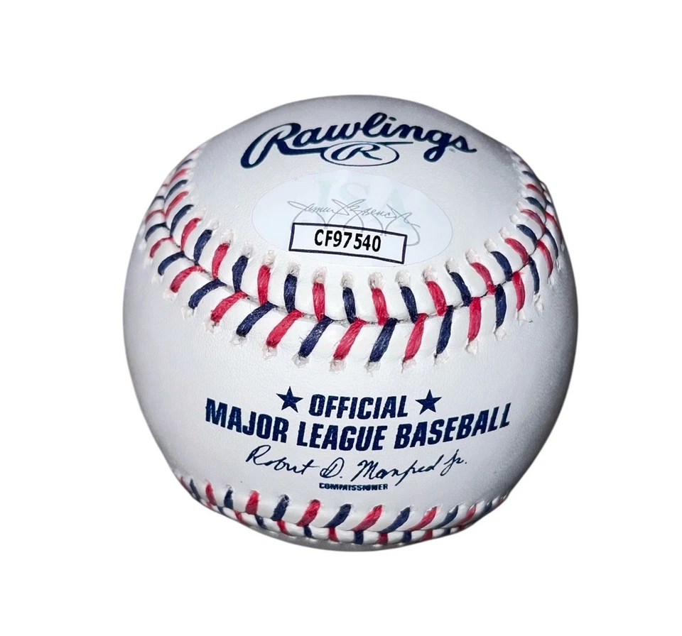 Jason Varitek Signed Baseball Boston Red Sox Autographed Auto Logo Ball JSA COA - Image 2 of 2