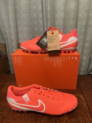Nike Tiempo Legend 10 Academy AG Mad Energy Hot Lava/White DV4340-800 Size 10.5