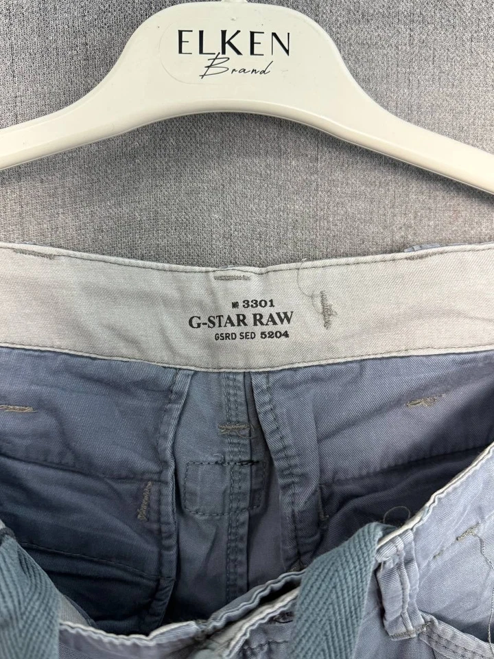 Pantalones cortos holgados cargo vintage G-Star Raw Y2K estilo militar talla M para hombre Foto 3 de 4