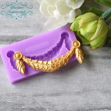 Sugarcraft Border Silicone Mold Fondant & Gumpaste Mold Cake Decorating Tool