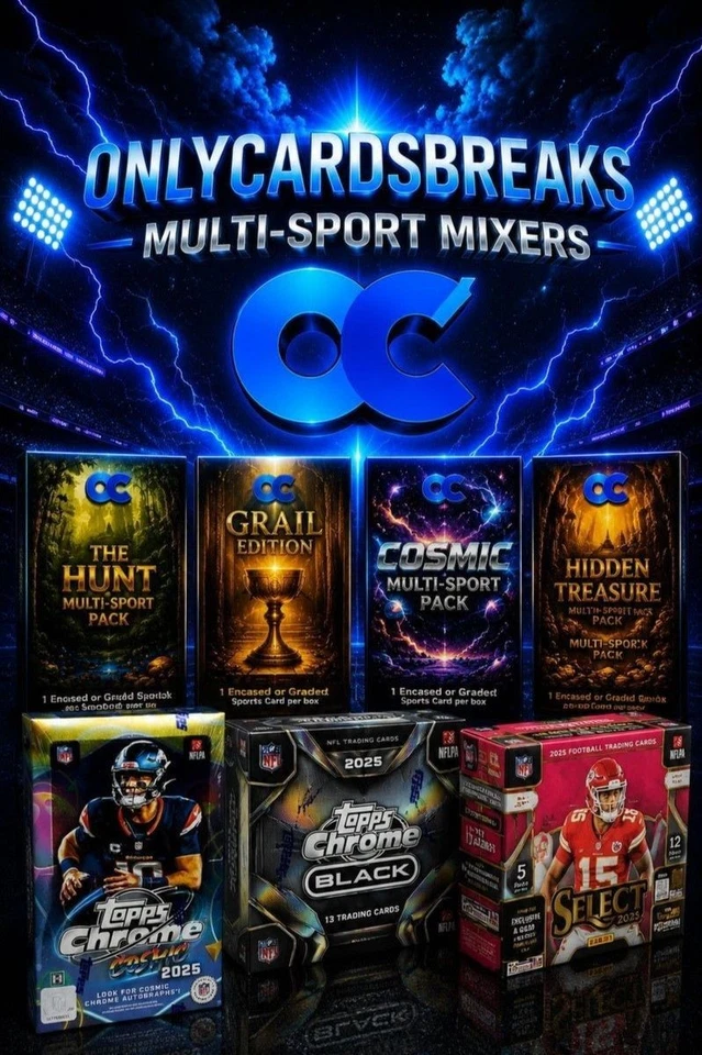 🏈🏀⚾MULTI-SPORT MIXER BREAKS W/ ONLYCARDS 🏈🏀⚾