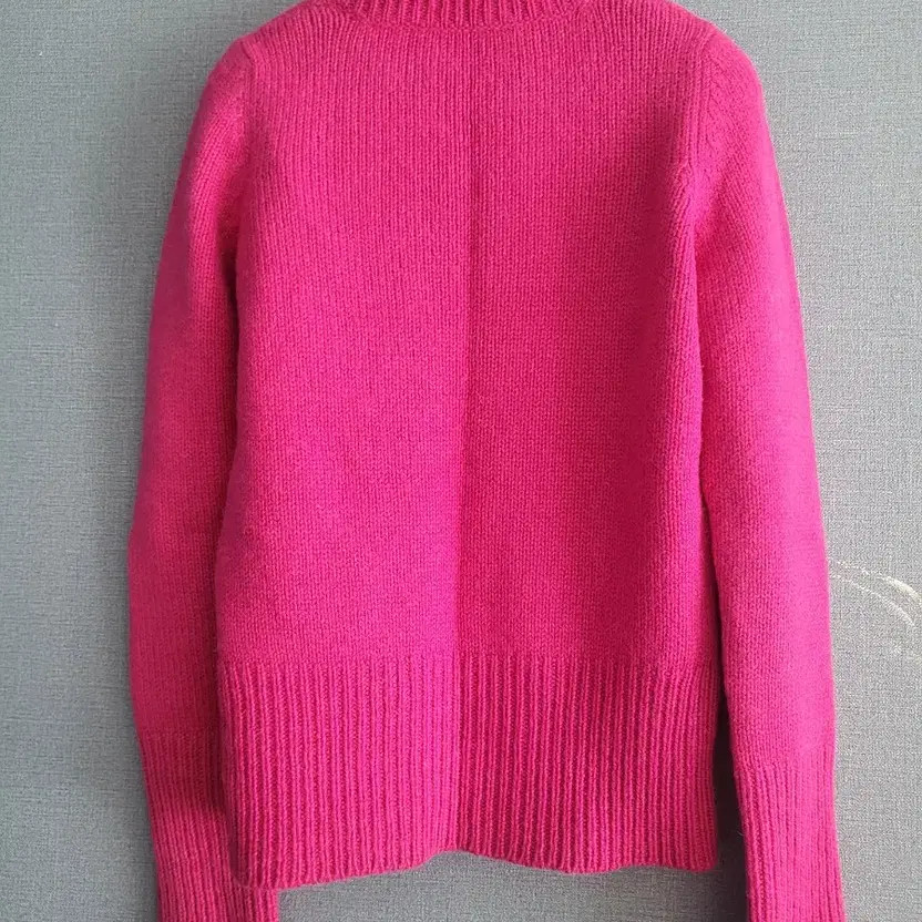 Prada Bright Pink V-Neck Knit Sweater - Size 55