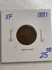 1881  Indian Head Cent  1C   VF+