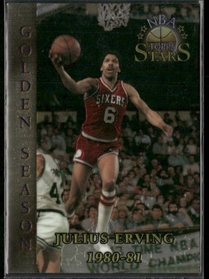 1996 Topps NBA Stars Finest #65 Julius Erving