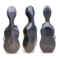 Advance Cello Case Carbon Fiber Cello Box 4/4 Carry Protect Cello Wheels Black