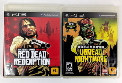 Red Dead Redemption / RDR Undead Nightmare 2 Game Lot (Sony PlayStation 3, PS3)