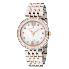 Christian Van Sant Women's Jasmine White MOP Dial Watch - CV1613
