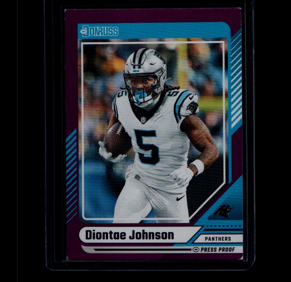 2024 Panini Donruss - Diontae Johnson #58 Purple Press Proof