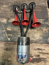 Trombe Clacson Auto Epoca Armony 3 Compressore Vintage Old Antique Collectable