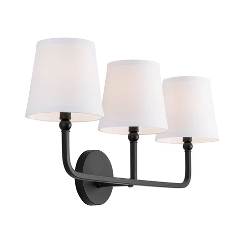 Capital Lighting Dawson 25.5" Three Lights - Black 3-Light - Picture 1 of 4