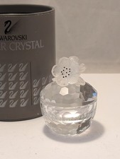 Swarovski Crystal Glass Anemone Flower Trinket Ring Box  7464 050000 Boxed