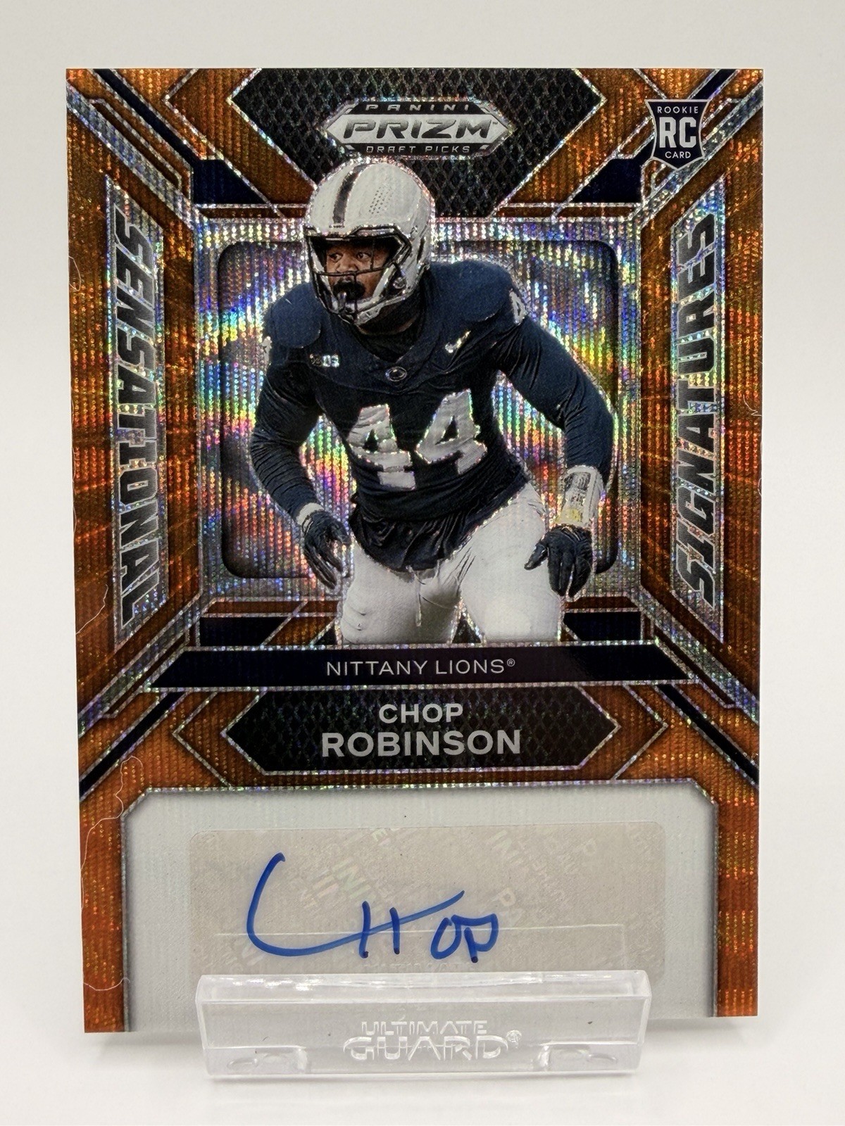 Panini 2024 Prizm Draft Picks Sensational Signatures Chop Robinson RC Auto /75