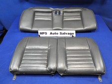 1999-2004 Ford Mustang Coupe Dk Charcoal Rear Seat Upper Lower Seats F28 1999-2004 Ford Mustang Coupe Dk Charcoal Rear Seat Upper Lower Seats F28