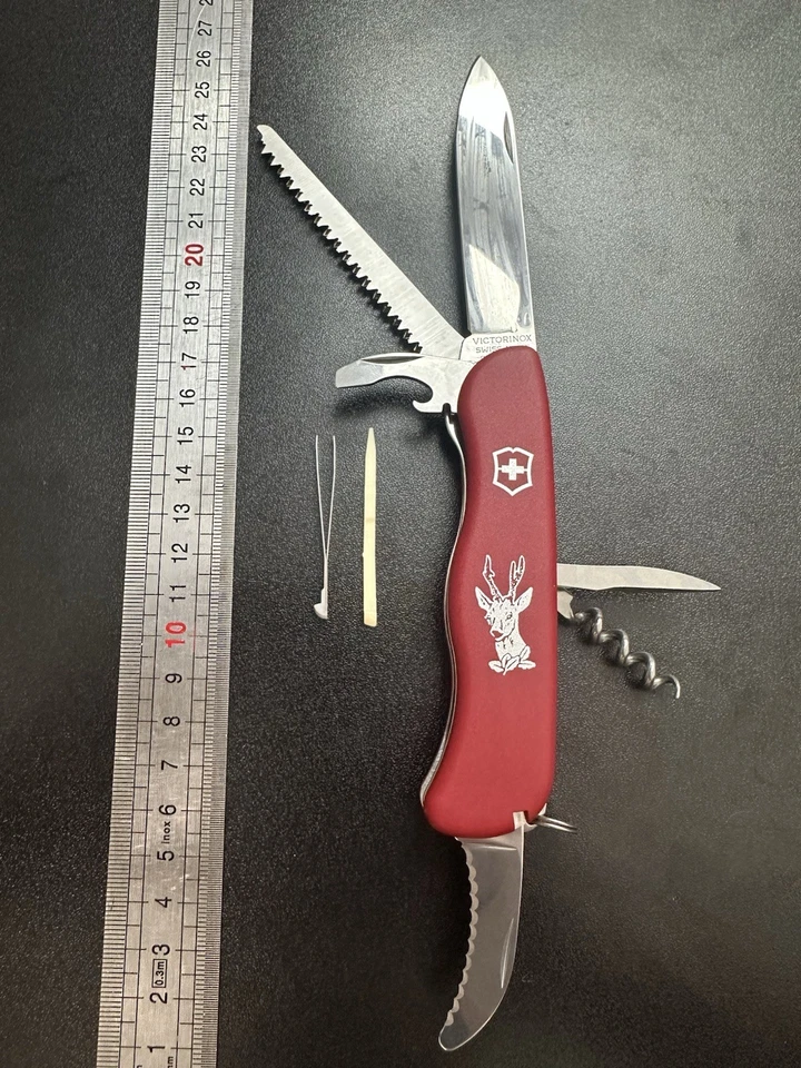 Victorinox Hunter Taschenmesser | Edelstahl | Rot - Bild 2 von 4