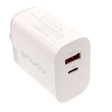 Cargador doméstico rápido 36W 2 puertos USB para Moto G/G Power/G Play/Edge/Plus/Stylus