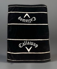 Callaway Golf Towel Black 29x19 Club Bag Towel Embroidered