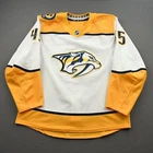 2020-21 Alexandre Carrier Nashville Predators Game Used Worn NHL Hockey Jersey