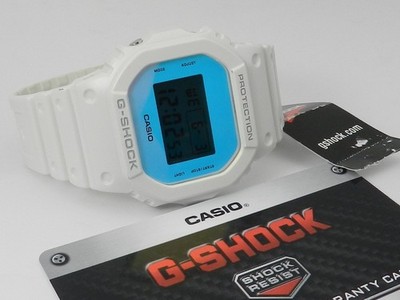 G-Shock Men's Digital White Resin Watch, 42.8mm DW5600TL-7