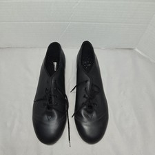 Bloch Dance Womens Girls Shoes 8 1/2 M Black Laced Techno Tap  1H 2T Euc