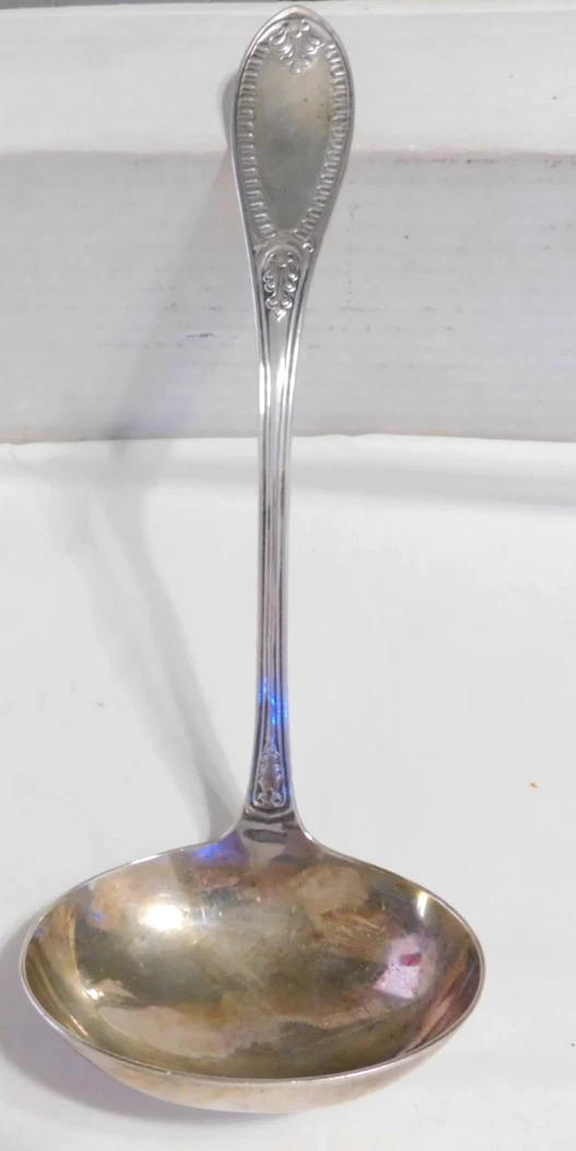 Elegant Tiffany & Co. Sterling Silver Sauce / Gravy Ladle, Pat. 1860 SSF102