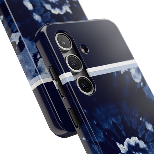Grandmacore Indigo Blue White tie dye Tough Phone Case Iphone Samsung Galaxy - 第 96/110 張圖片
