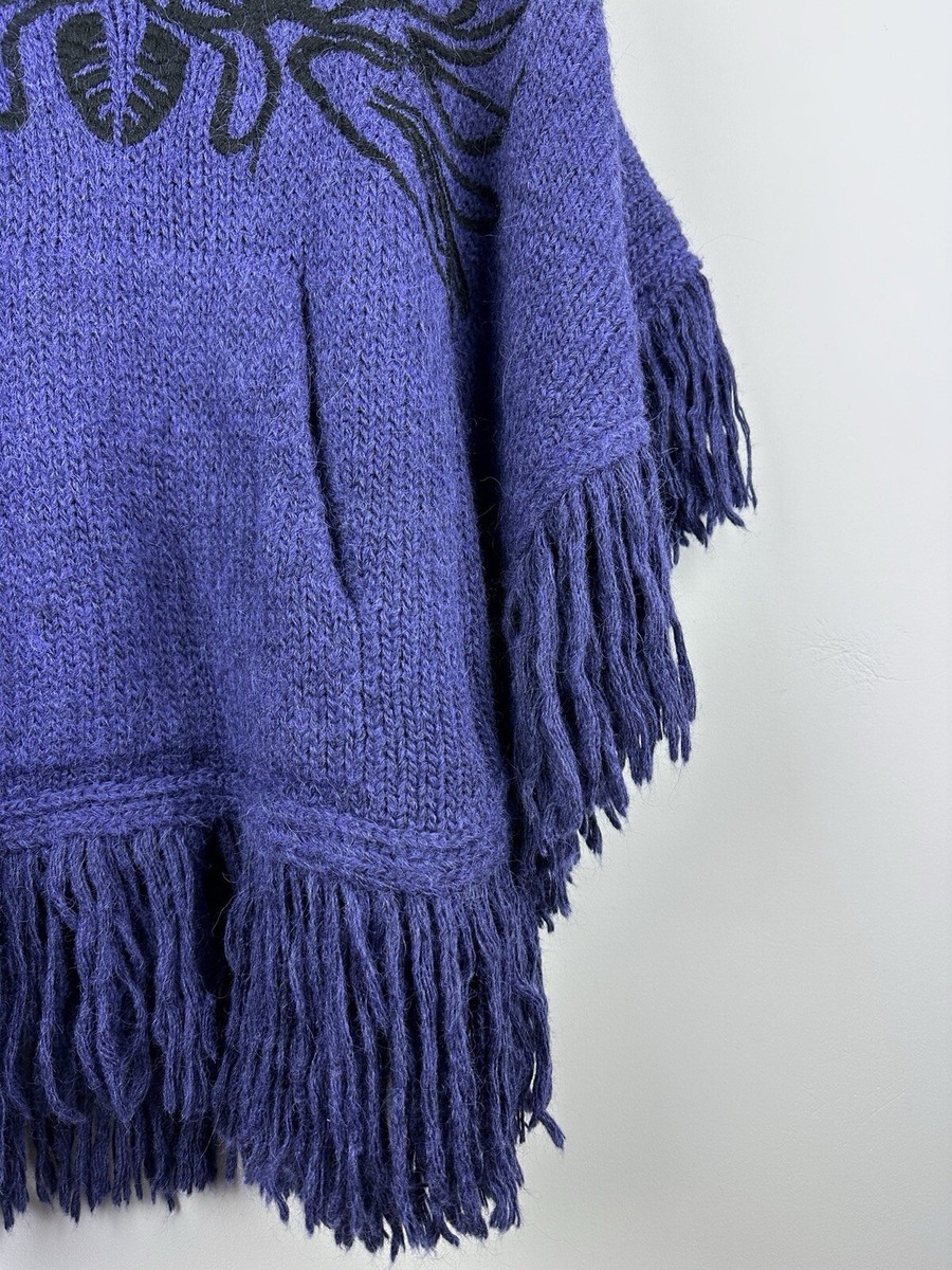 トップス diesel 00s archive knitted poncho Vintage DIESEL Chunky Super Wide Sweater, Boxy and Cropped