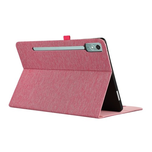 For Lenovo Tab P12 12.7 inch 2023 Tablet Case Fabric Texture Folio Stand Cover - 第 42/44 張圖片