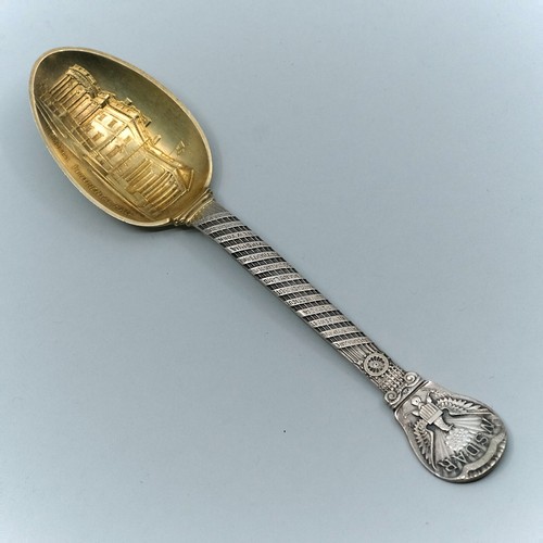 Caldwell Sterling Memorial Continental Hall NSDAR HQ Souvenir Spoon No