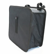 Portable Car Trash Can Garbage Bin Bag Organizer For Vehicles Waterproof Black S