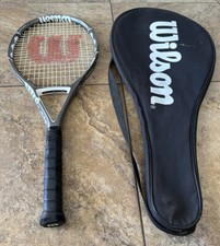 Wilson n6 Hybrid Mid Plus 103 Tennis Racquet Grip 41/4 With Case