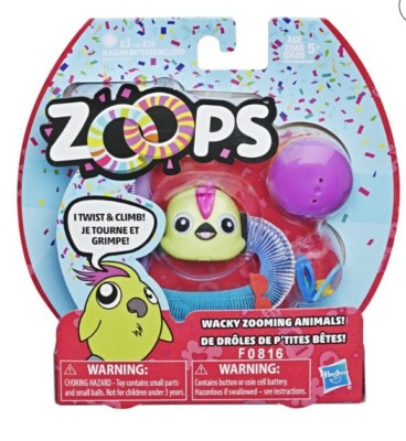 Zoops Electronics Pet. Twisting Zooming and Climbing. Party Cockatoo. New.