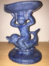 Baby Riding Dolphin Soap Holder 7.5 Inches 