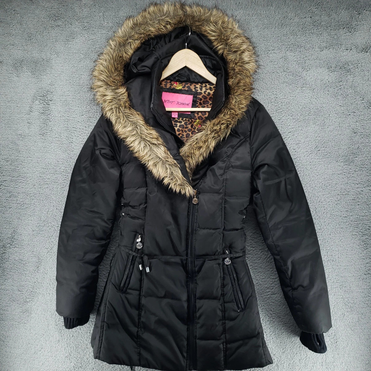Betsey Johnson Puffer Jacket Jackets Coats
