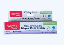 Playtex Baby Diaper Rash Cream Maximum Strenght 2.5 oz.-Quick/Effective Relief
